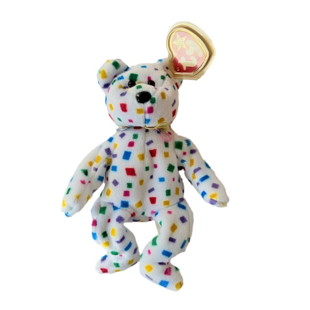 Ty Beanie Baby TY 2K Bear Original 1999 Error 2000 Millennium  Flat Tush Tag